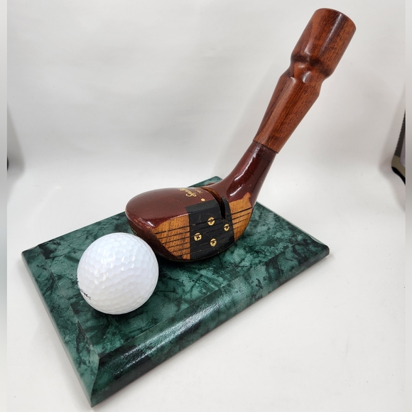 Vintage Spalding Top-Flite Golf Club Hogan ball Business Card And Pen holder - Picture 13 of 13
